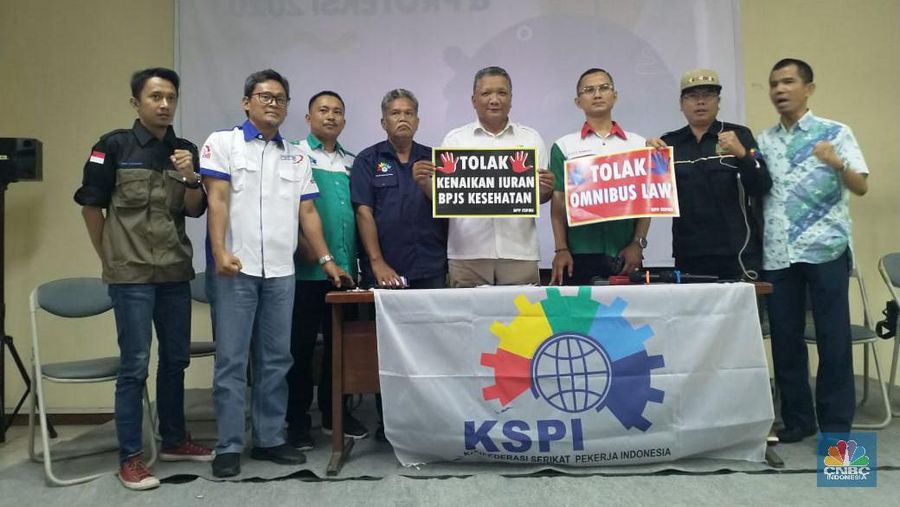 Kumpulan serikat pekerja ini menilai Omnibus las membuat kesejahteraan buruh terancam.
