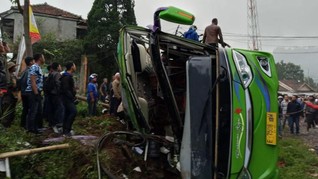 Jasa Raharja Proses Santunan Korban Kecelakaan Bus di Ciater