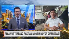 VIDEO: Pesawat Terbang Rakitan Montir Motor Diapresiasi