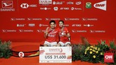 Greysia/Apriyani berhasil merebut gelar juara yang bisa jadi modal untuk tampil percaya diri tahun ini. (CNN Indonesia/Andry Novelino)
