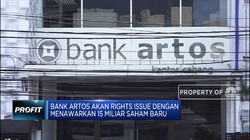 Bank Artos Siap Gelar Rights Issue