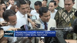 Prabowo Bahas Natuna di Rapat Kerja dengan Komisi I DPR