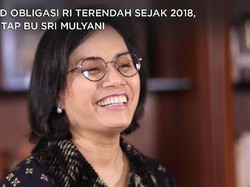 Yield Obligasi RI Terendah Sejak 2018, Mantap Bu Sri Mulyani