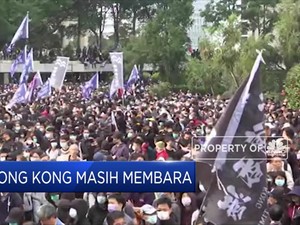 Jelang Imlek, Hong Kong Masih Aja Demo