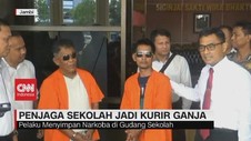VIDEO: Penjaga Sekolah Jadi Kurir Ganja