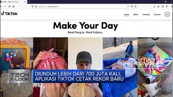 Diunduh Lebih dari 700 Juta Kali, TikTok Cetak Rekor