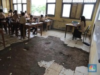 Tolong Mas Nadiem! SD di Bekasi ini Rusak Parah