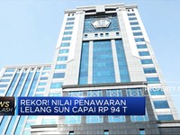 Rekor! Nilai penawaran lelang SUN Capai Rp 94 T