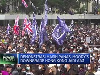 Demo Masih Panas, Moody's Downgrade Hong Kong Jadi AA3