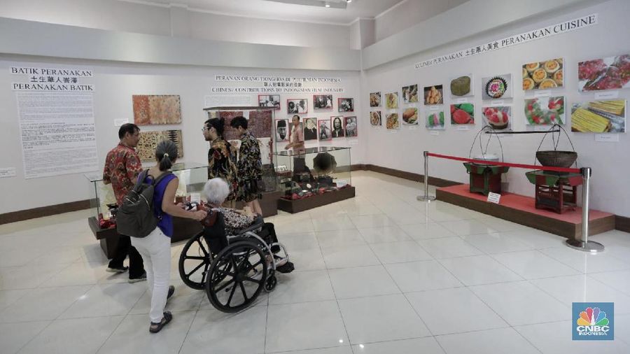 Budaya Tionghoa di Museum Hakka. (CNBC Indonesia/Andrean Kristianto)