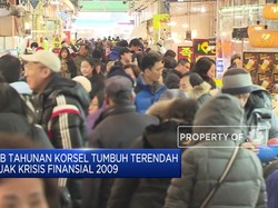 Ekonomi Korsel 2019 Tumbuh Terendah di Satu Dekade Terakhir