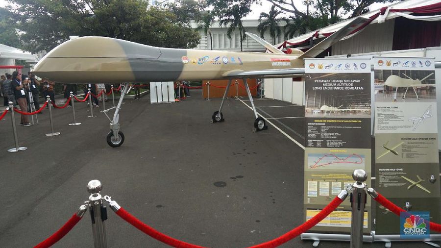 Drone Male Black Eagle ke depan bisa disiapkan untuk keperluan kombatan, kemampuan membawa senjata dan bom.