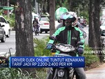 Driver Ojol Tuntut Tarif Naik Jadi Rp 2.200 - 2.400 Per KM