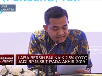 Kinerja 2019, Laba Bersih BNI Naik 2,5% Jadi Rp 15,38 Triliun
