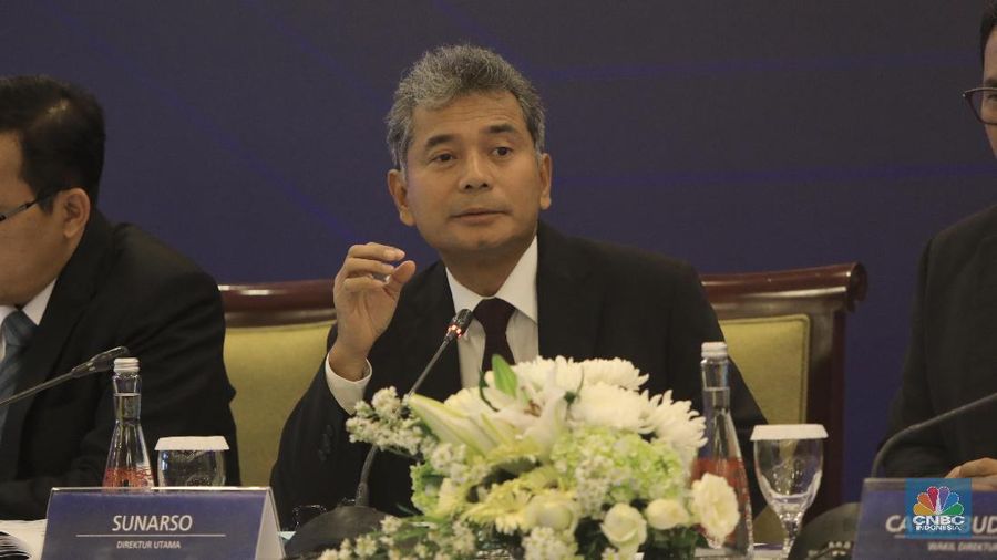 Direktur Utama BRI, Sunarso. (CNBC Indonesia/Andrean Kristianto)