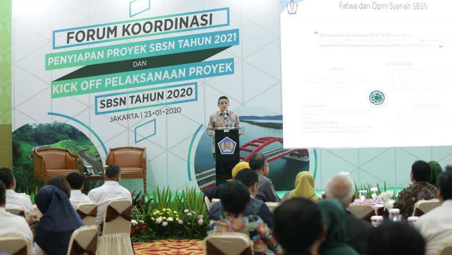 Total pembiayaan proyek SBSN tahun 2013-2020 sebesar Rp 118,26 triliun dengan jumlah proyek sebanyak 2.939 di 8 K/L dan tersebar di 34 provinsi.