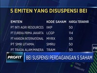 5 Saham Disuspen BEI, Salah Satunya Ada Hanson International