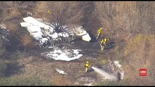 VIDEO: Pesawat Kecil Jatuh di California, Empat Orang Tewas
