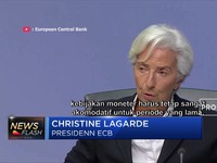 Kejar Taget Inflasi, ECB Tahan Suku Bunga