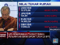 LPS Turunkan Suku Bunga Penjaminan Rupiah 25bps Jadi 6%