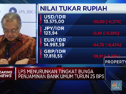 LPS Turunkan Suku Bunga Penjaminan Rupiah 25bps Jadi 6%