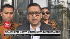 VIDEO: Sekjen PDIP Hasto Kristiyanto Diperiksa KPK