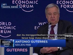 Di WEF, Sekjen PBB Sebut Global Dilanda Ketidakpastian