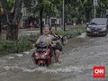 FOTO: Banjir Jakarta Usai Diguyur Hujan Deras