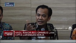 Simak! Ini Hasil Rakor RUU Omnibus Law