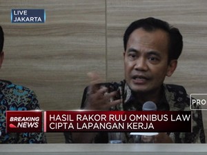 Simak! Ini Hasil Rakor RUU Omnibus Law