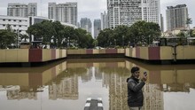 Underpass Gandhi Kemayoran Masih Terendam Banjir 3 Meter