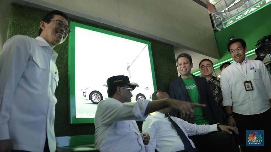 Mobil Listrik Grab Indonesia Kini Tersedia di Bandara Soekarno Hatta.