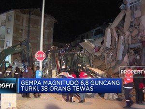 Gempa 6,8 Magnitudo Guncang Turki, 38 Orang Tewas