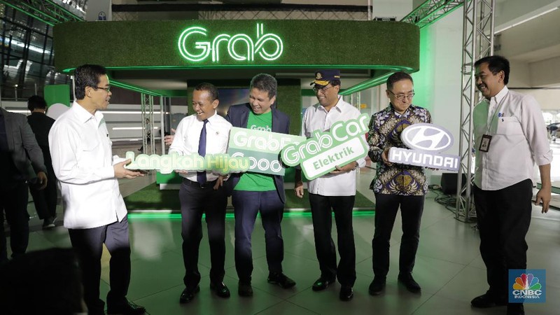 Mobil Listrik Grab Indonesia Kini Tersedia di Bandara Soekarno Hatta.