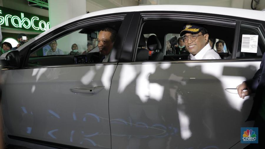 Mobil Listrik Grab Indonesia Kini Tersedia di Bandara Soekarno Hatta.