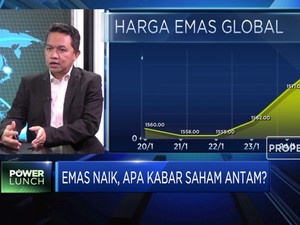 Harga Emas Naik, Apa Kabar Saham Antam?