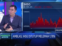 Pasar Khawatir dengan Virus Corona, IHSG Amblas Hingga 1,78%