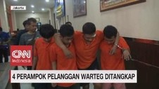 VIDEO: Keempat Begal Warteg Berhasil DIbekuk Polisi