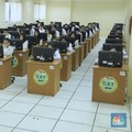 Peserta mengikuti ujian Seleksi Kompetensi Dasar (SKD) Calon Pegawai Negeri Sipil (CPNS) 2019 mulai digelar secara serentak di sejumlah titik lokasi salah satunya di Kantor Regional V Badan Kepegawaian Negara Jakarta, Senin, 27 Januari 2020.  Ini mer