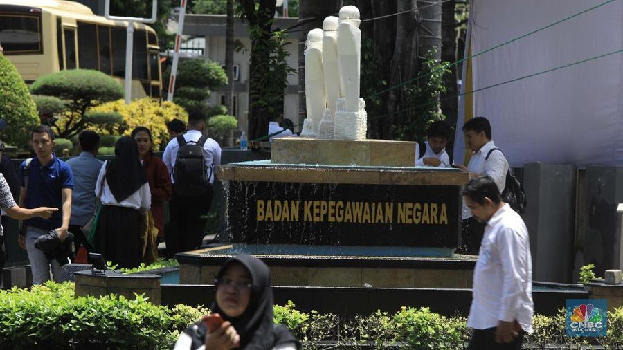 Ilustrasi Badan Kepegawaian Negara (CNBC Indonesia/Muhammad Sabki)