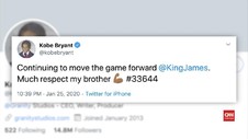 VIDEO: Cuitan Akhir Kobe untuk Lebron James