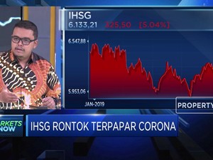IHSG Rontok Terpapar Corona, Begini Analisisnya