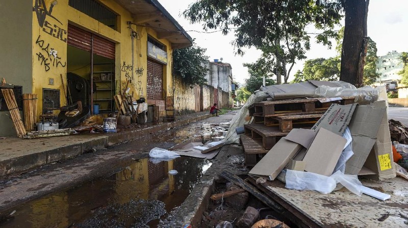 Banjir dan longsor terjadi di Brasil, Senin (27/1/2020) waktu setempat. Musibah itu menyebabkan 54 orang tewas, dan 18 orang hilang.