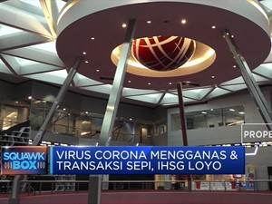 Virus Corona Mengganas & Transaksi Sepi, IHSG Loyo