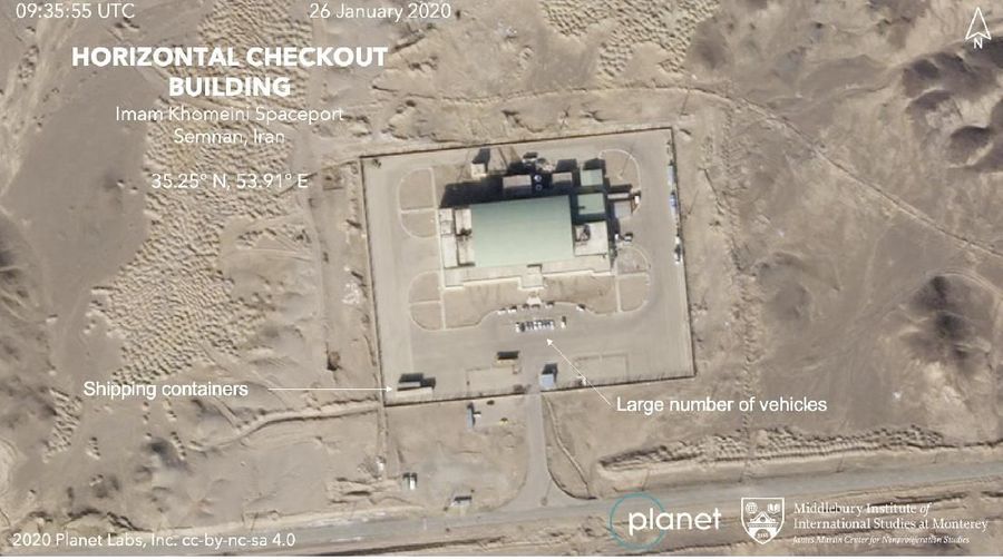 Satelit Iran. (Planet Labs Inc. Middlebury Institute of International Studies via AP)