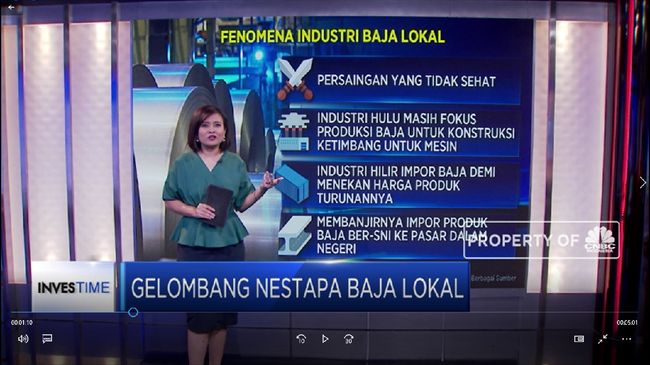 Gelombang Nestapa Industri Baja Lokal - CNBC Indonesia