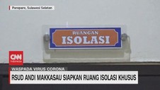 VIDEO: RSUD Andi Makkasau Siapkan Ruang Isolasi Khusus