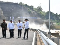 Terowongan 'Raksasa' Anti-Banjir Bandung Diresmikan Jokowi