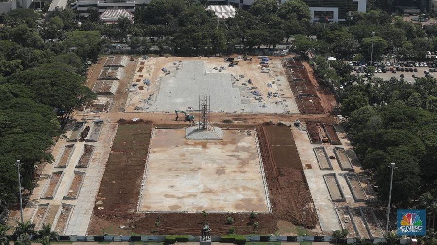 Pekerjaan proyek revitalisasi sudah dikerjakan mencapai 88-90 persen. Pengerjaan ditargetkan selesai pada 15 Februari 2020 sesuai dengan kontrak perpanjangan.