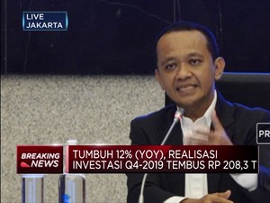 BKPM: Realisasi Investasi 2019 Lebih Dari Rp 800 Triliun
